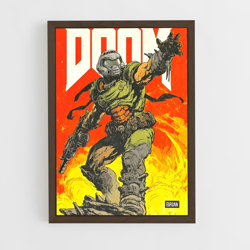 ap-doom-4 cadre Bois foncé