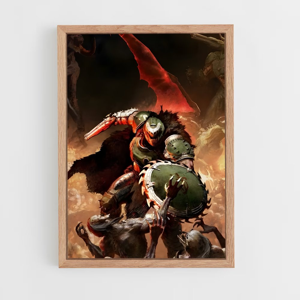 ap-doom-7 cadre Bois clair