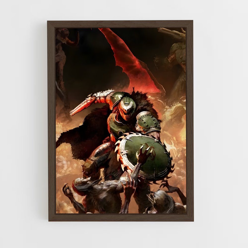 ap-doom-7 cadre Bois foncé