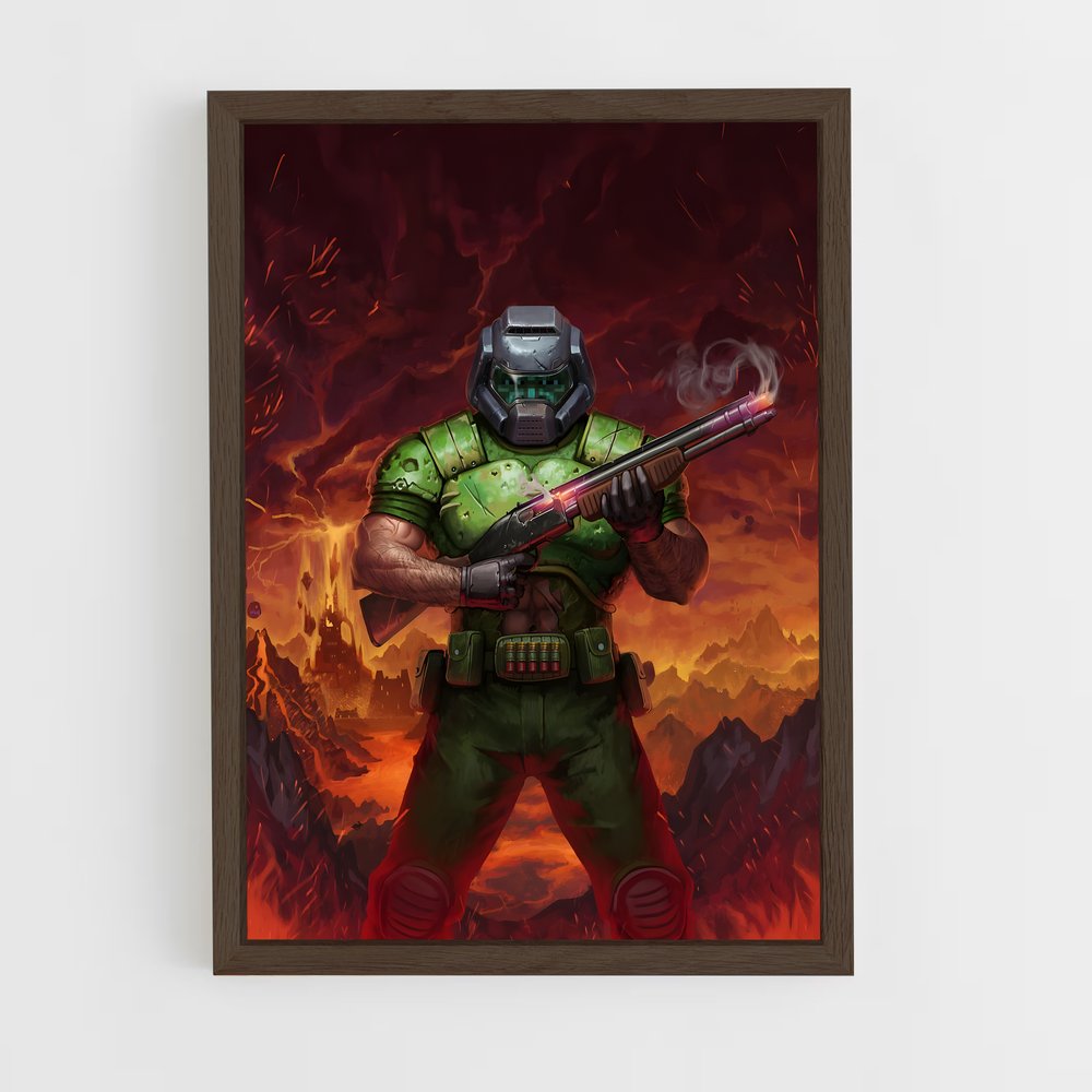 ap-doom-8 cadre Bois foncé