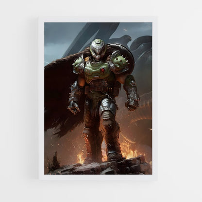ap-doom slayer-1 cadre Blanc
