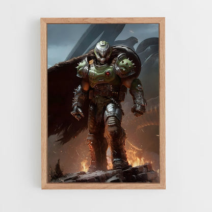 ap-doom slayer-1 cadre Bois clair