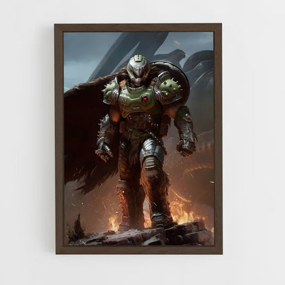 ap-doom slayer-1 cadre Bois foncé
