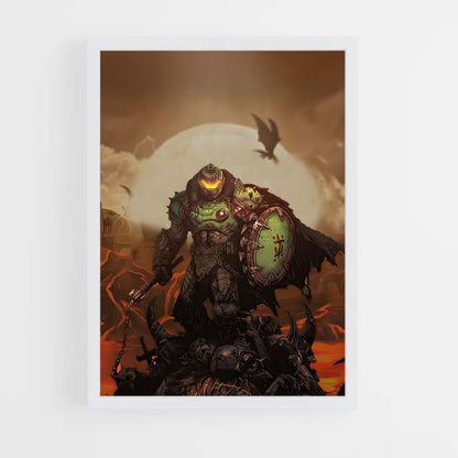 ap-doom slayer-2 cadre Blanc