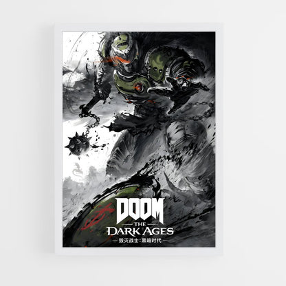 ap-doom slayer-4 cadre Blanc