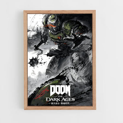 ap-doom slayer-4 cadre Bois clair