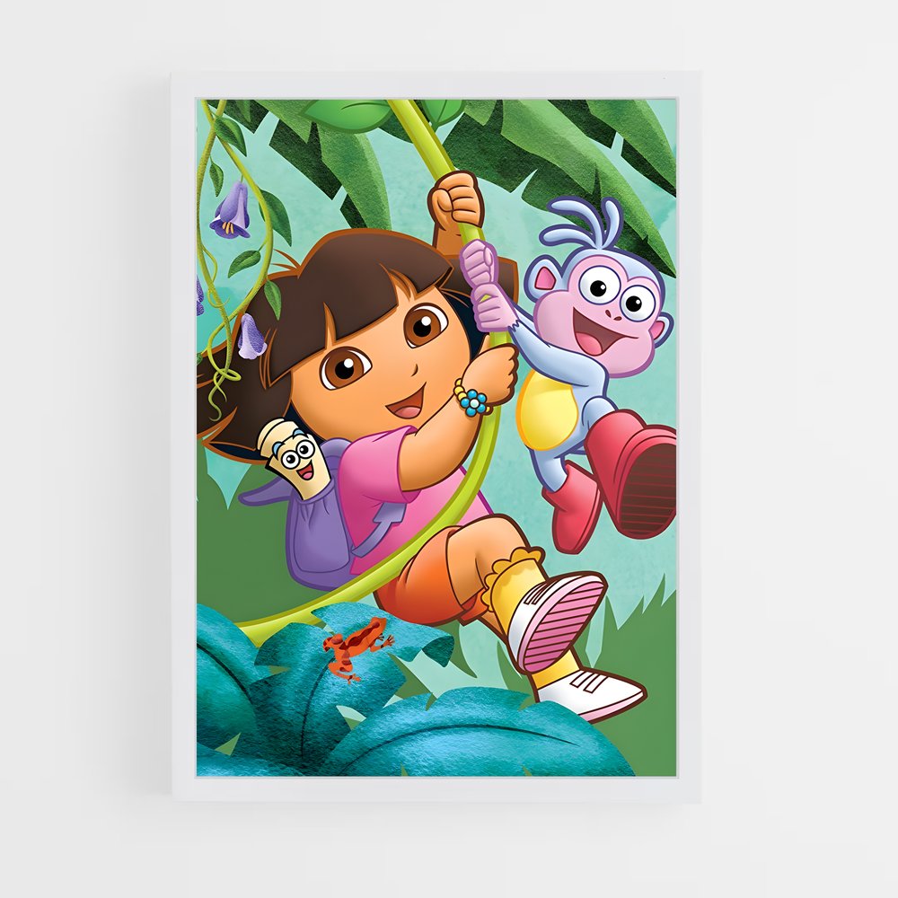 ap-dora the explorer-1 cadre Blanc