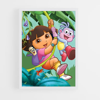 ap-dora the explorer-1 cadre Blanc