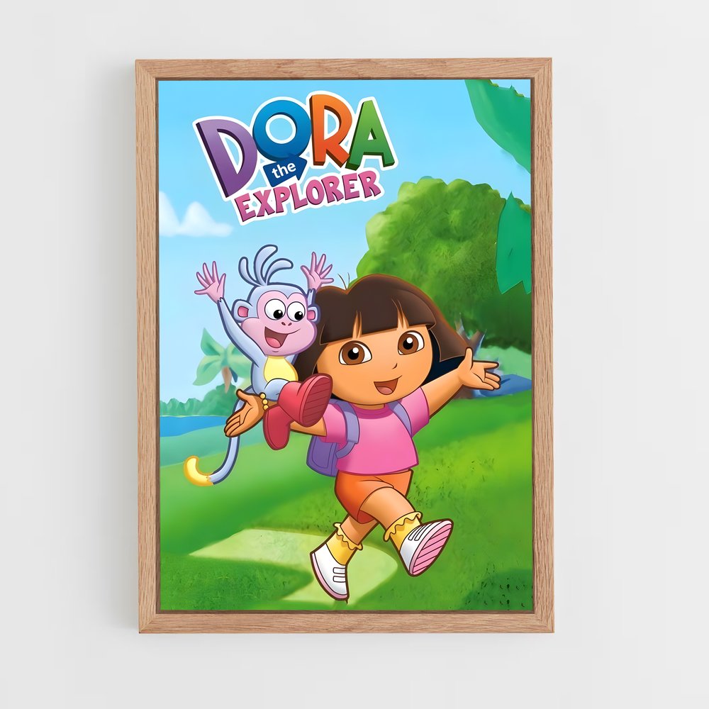 ap-dora the explorer-2 cadre Bois clair