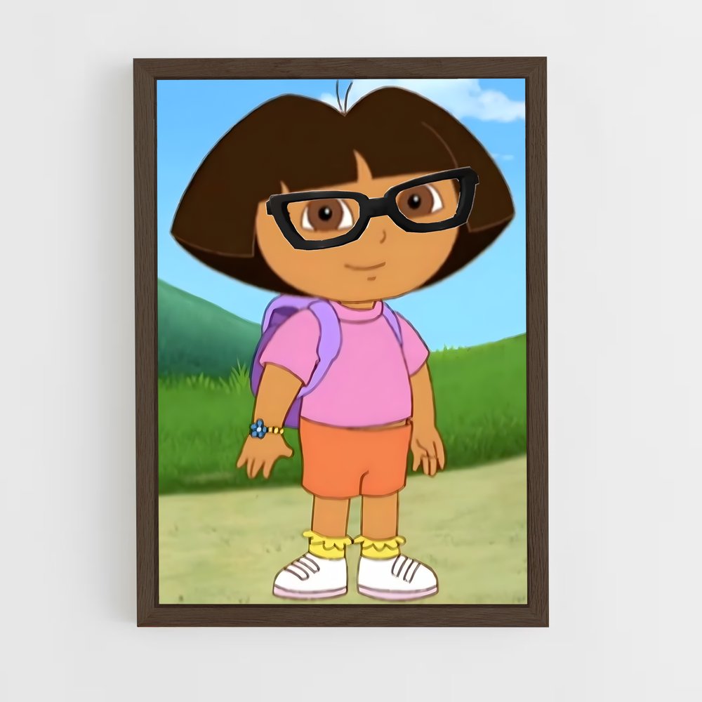 ap-dora the explorer-3 cadre Bois foncé