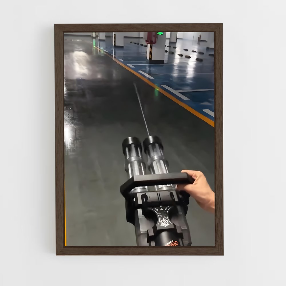 ap-double barrel-1 cadre Bois foncé