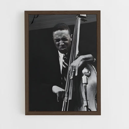 ap-double bass-3 cadre Bois foncé