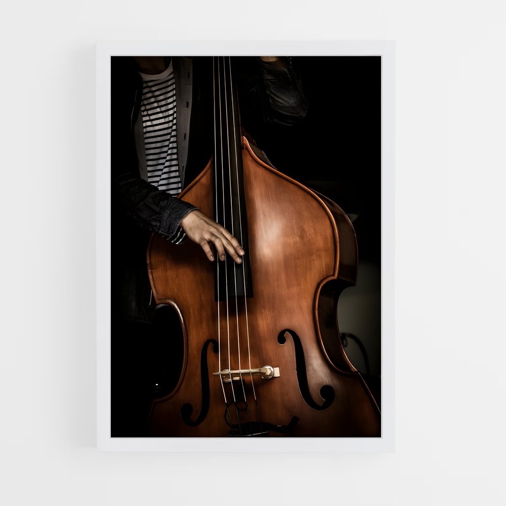 ap-double bass-4 cadre Blanc
