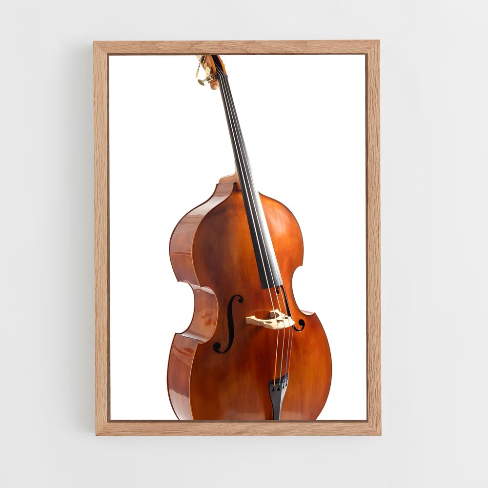 ap-double bass-6 cadre Bois clair