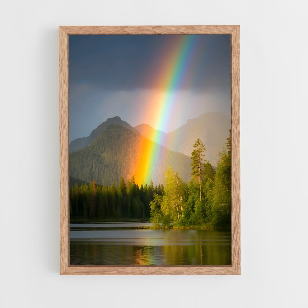 ap-double rainbow-1 cadre Bois clair