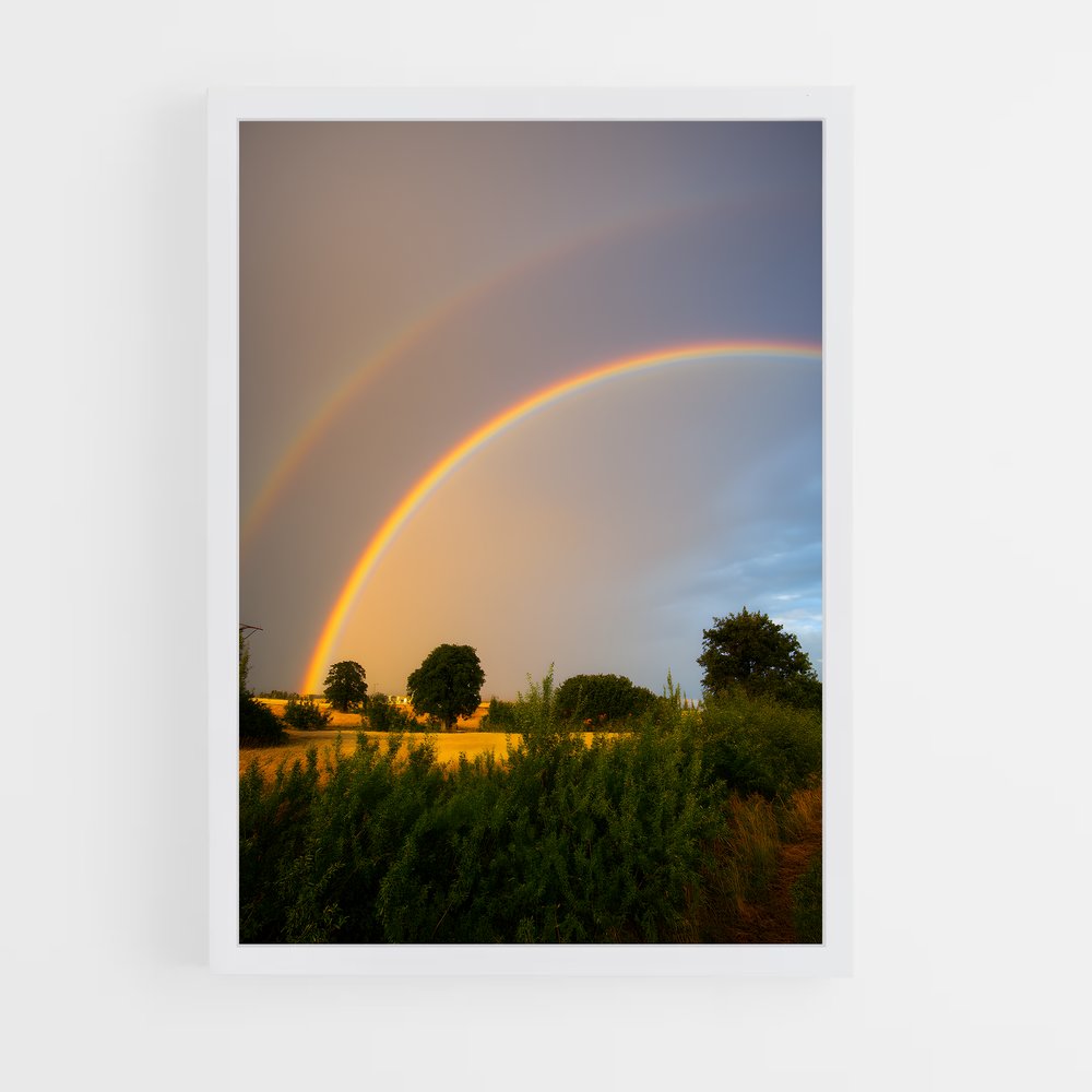 ap-double rainbow-2 cadre Blanc