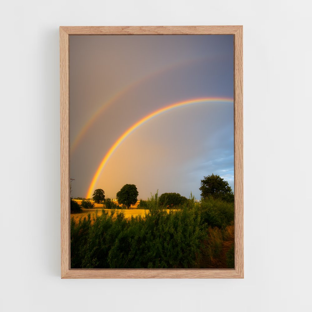 ap-double rainbow-2 cadre Bois clair