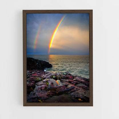 ap-double rainbow-5 cadre Bois foncé