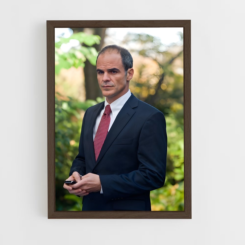 ap-doug stamper-1 cadre Bois foncé