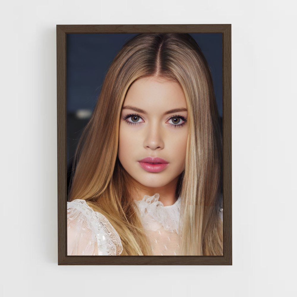 ap-doutzen kroes-3 cadre Bois foncé