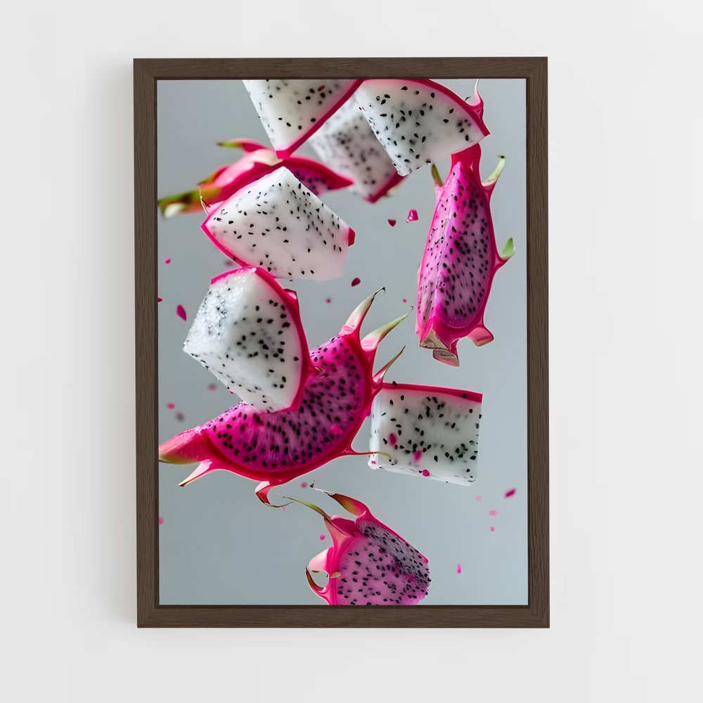 ap-dragon fruit-1 cadre Bois foncé