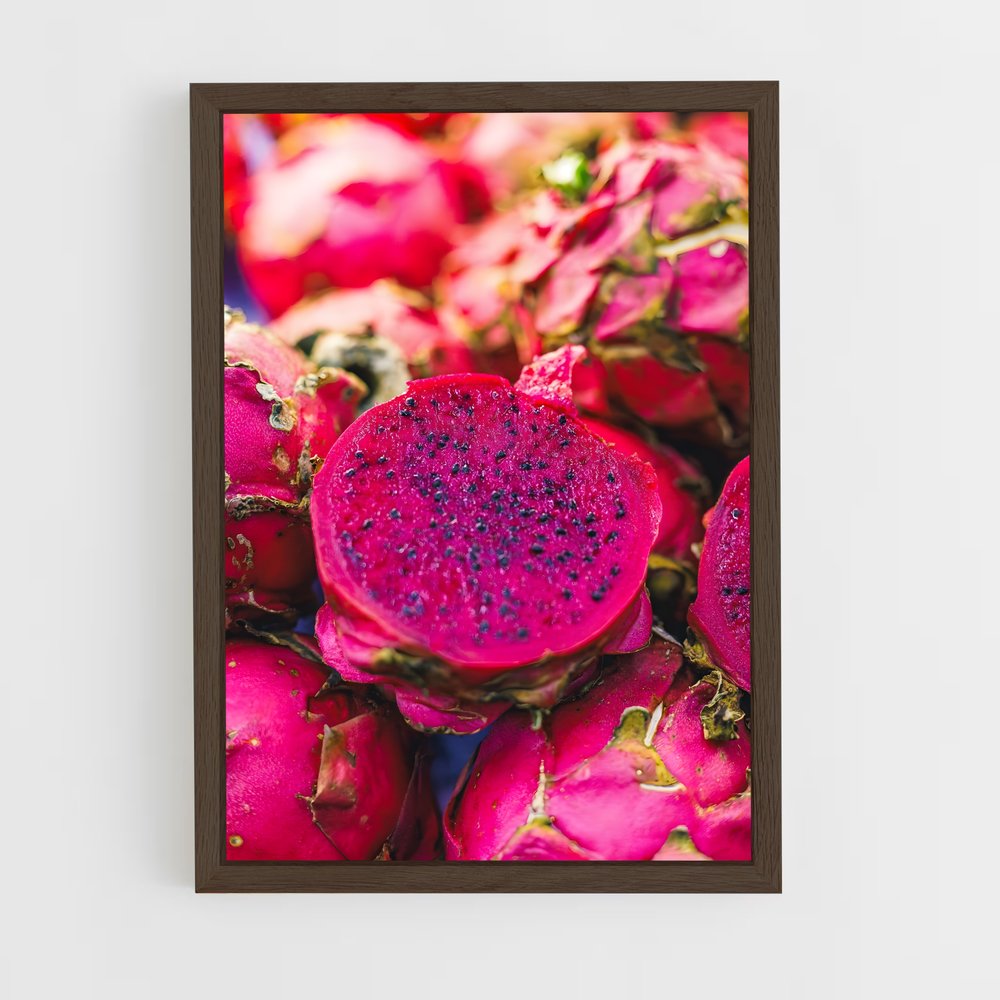 ap-dragon fruit-6 cadre Bois foncé