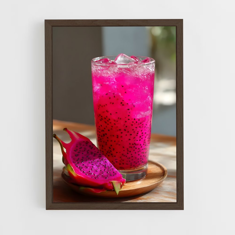 ap-dragon fruit-8 cadre Bois foncé