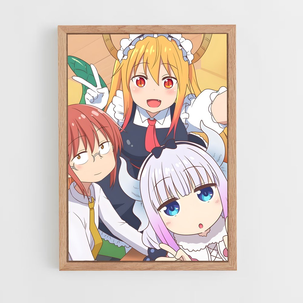 ap-dragon maid-1 cadre Bois clair