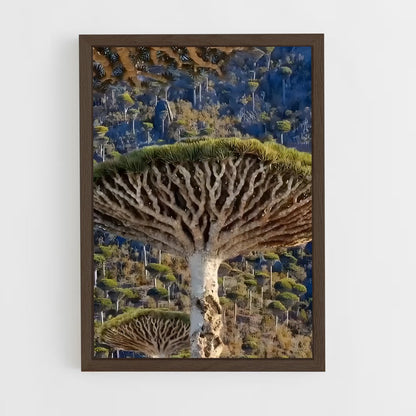 ap-dragon tree-1 cadre Bois foncé
