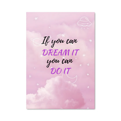 Poster Rêves Rosés
