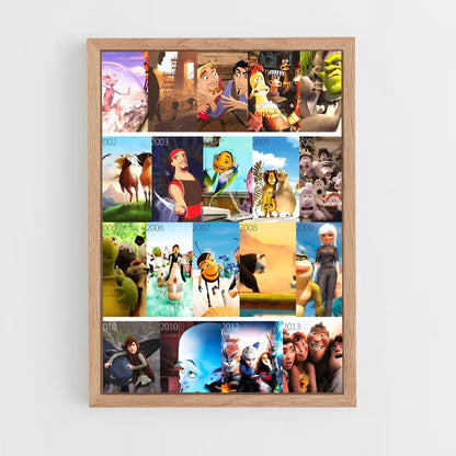 ap-dreamworks-7 cadre Bois clair