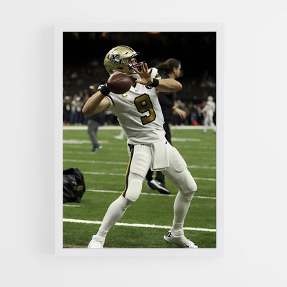 ap-drew brees-2 cadre Blanc