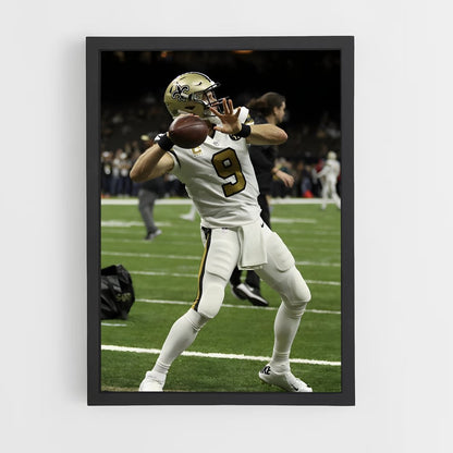 ap-drew brees-2 cadre Noir