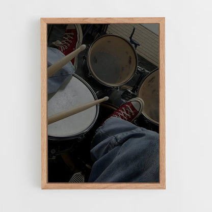 ap-drums-1 cadre Bois clair