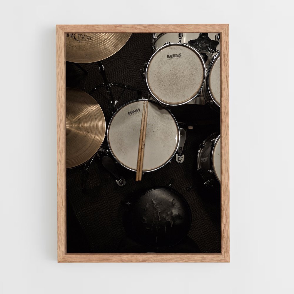 ap-drums-2 cadre Bois clair