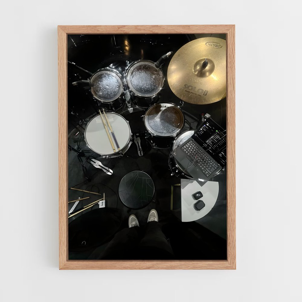 ap-drums-3 cadre Bois clair