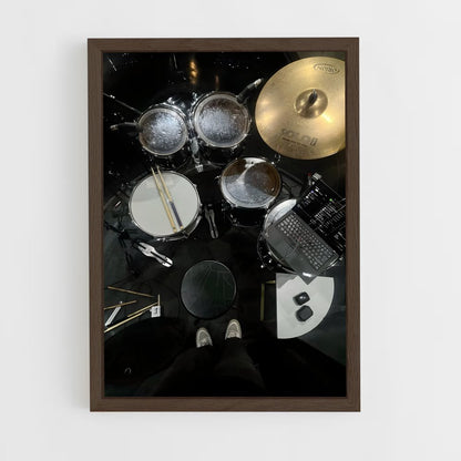 ap-drums-3 cadre Bois foncé