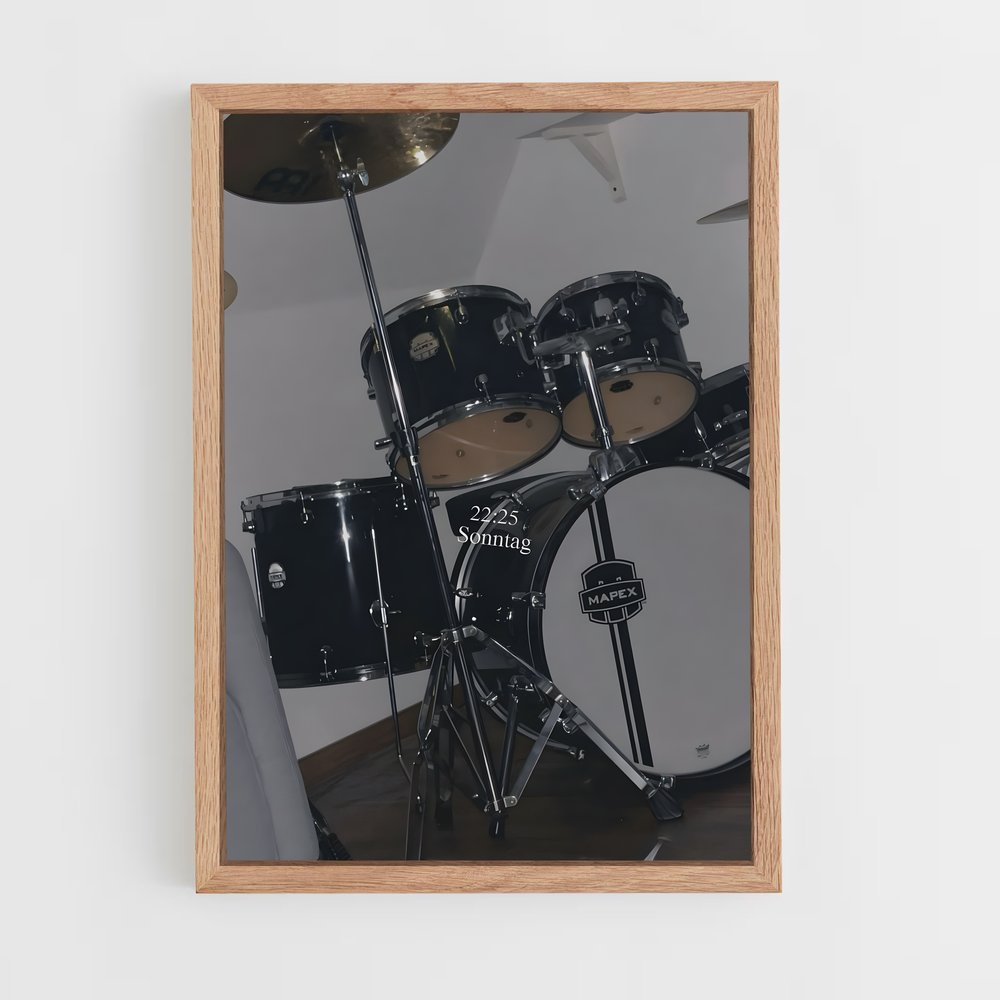 ap-drums-4 cadre Bois clair