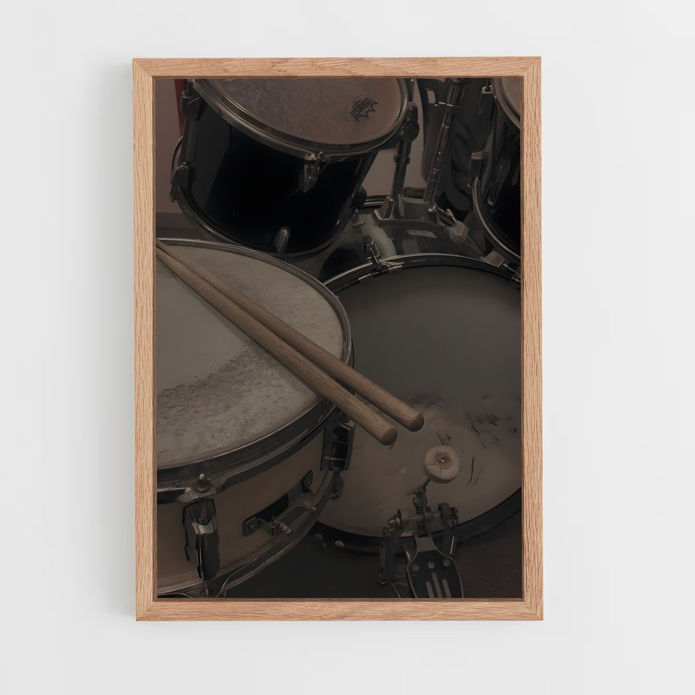 ap-drums-6 cadre Bois clair