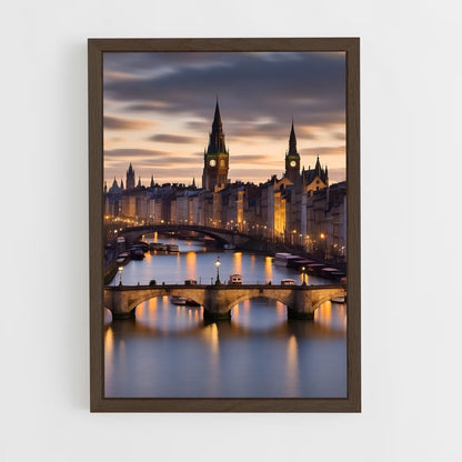 ap-dublin-1 cadre Bois foncé