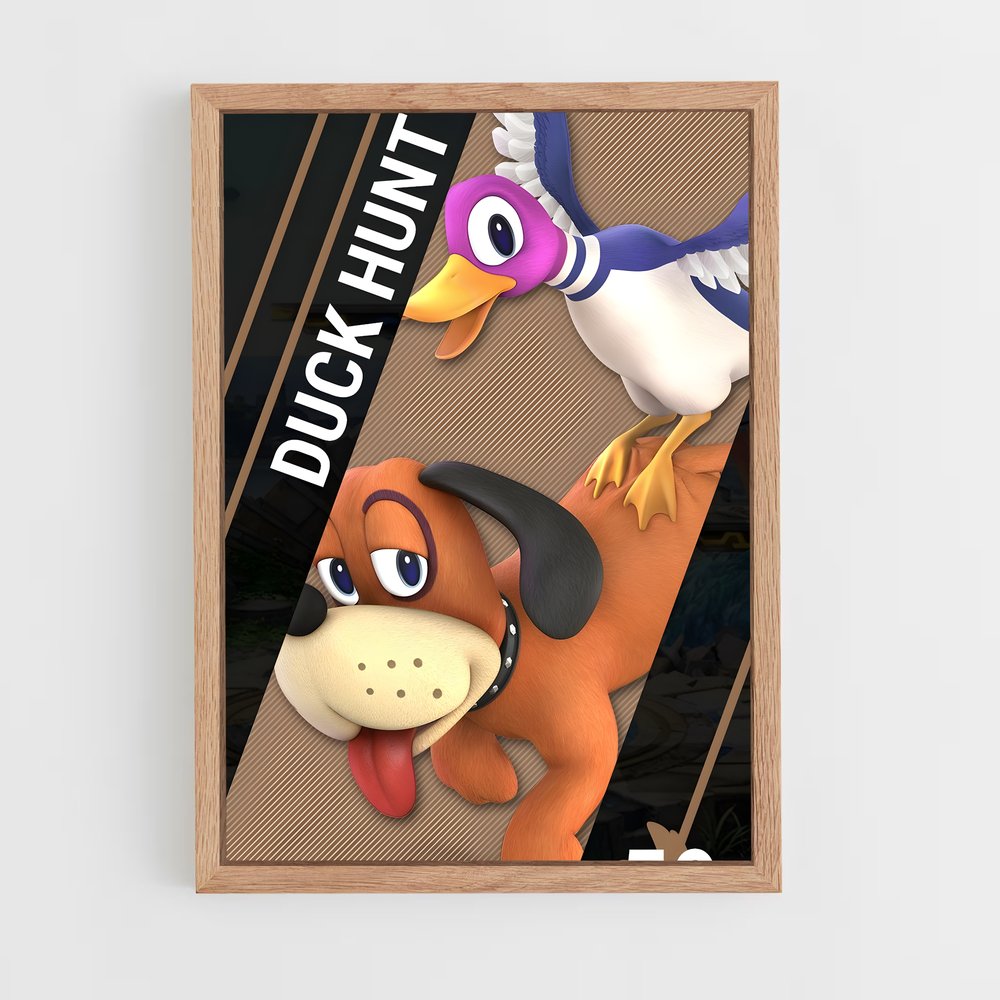 ap-duck hunt-1 cadre Bois clair