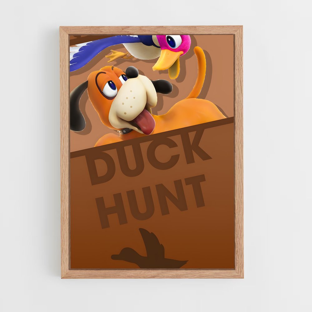 ap-duck hunt-2 cadre Bois clair