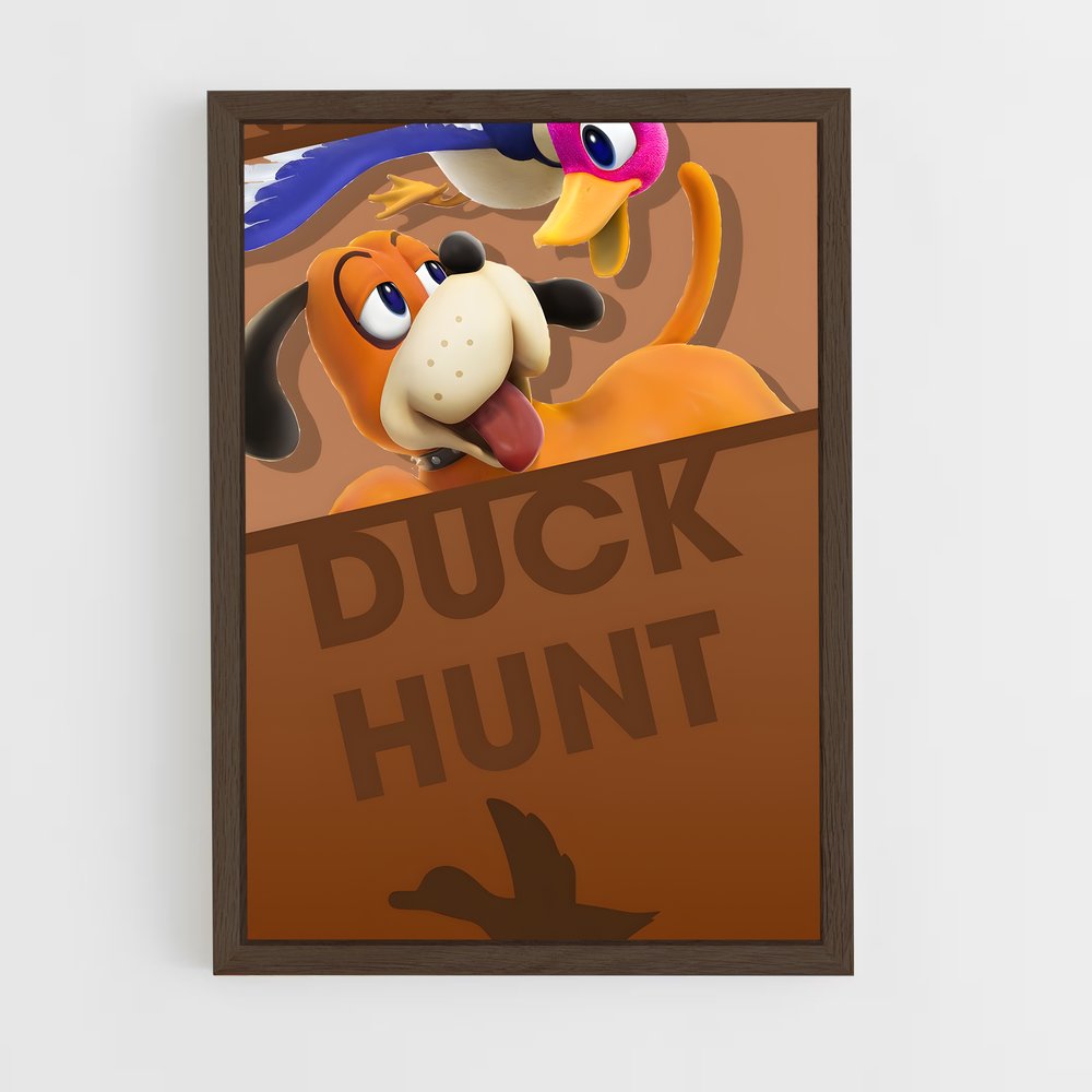 ap-duck hunt-2 cadre Bois foncé