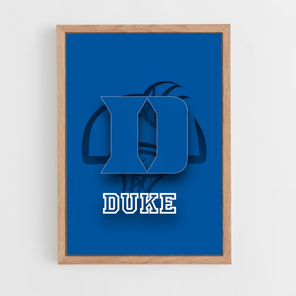 ap-duke blue devils-6 cadre Bois clair