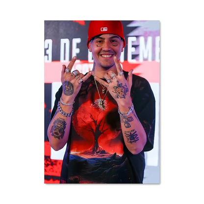 Poster Tatouage et Casquette