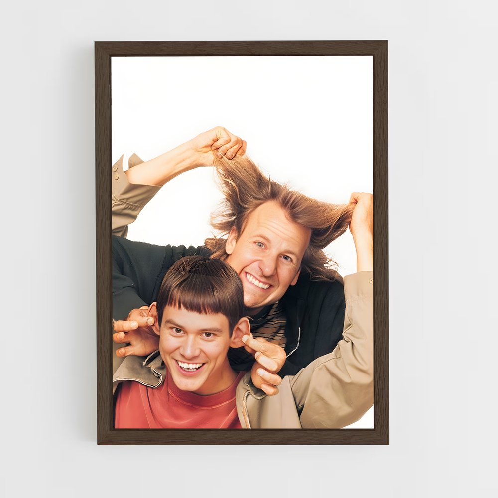 ap-dumb and dumber-3 cadre Bois foncé