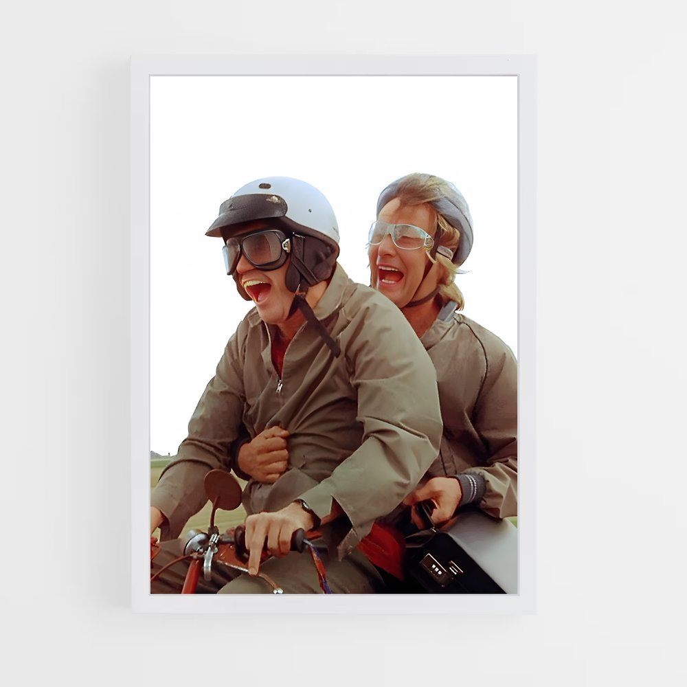 ap-dumb and dumber-4 cadre Blanc