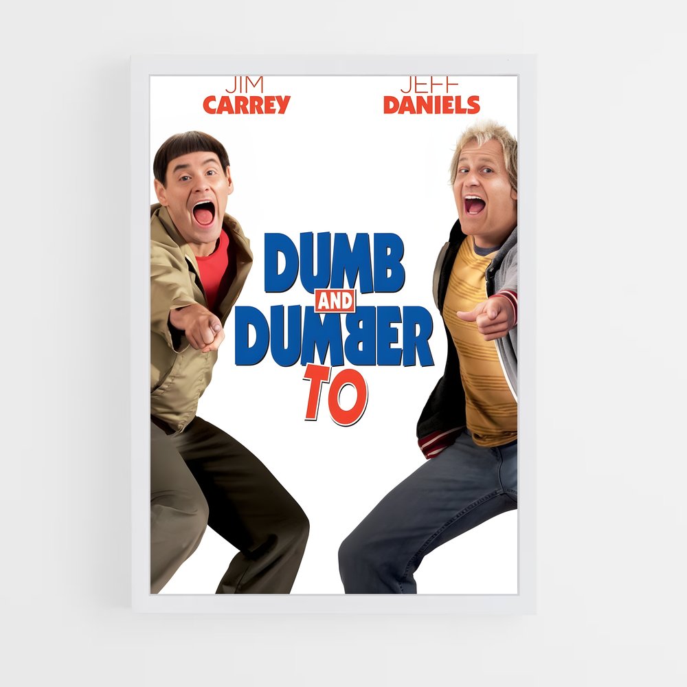 ap-dumb and dumber-5 cadre Blanc