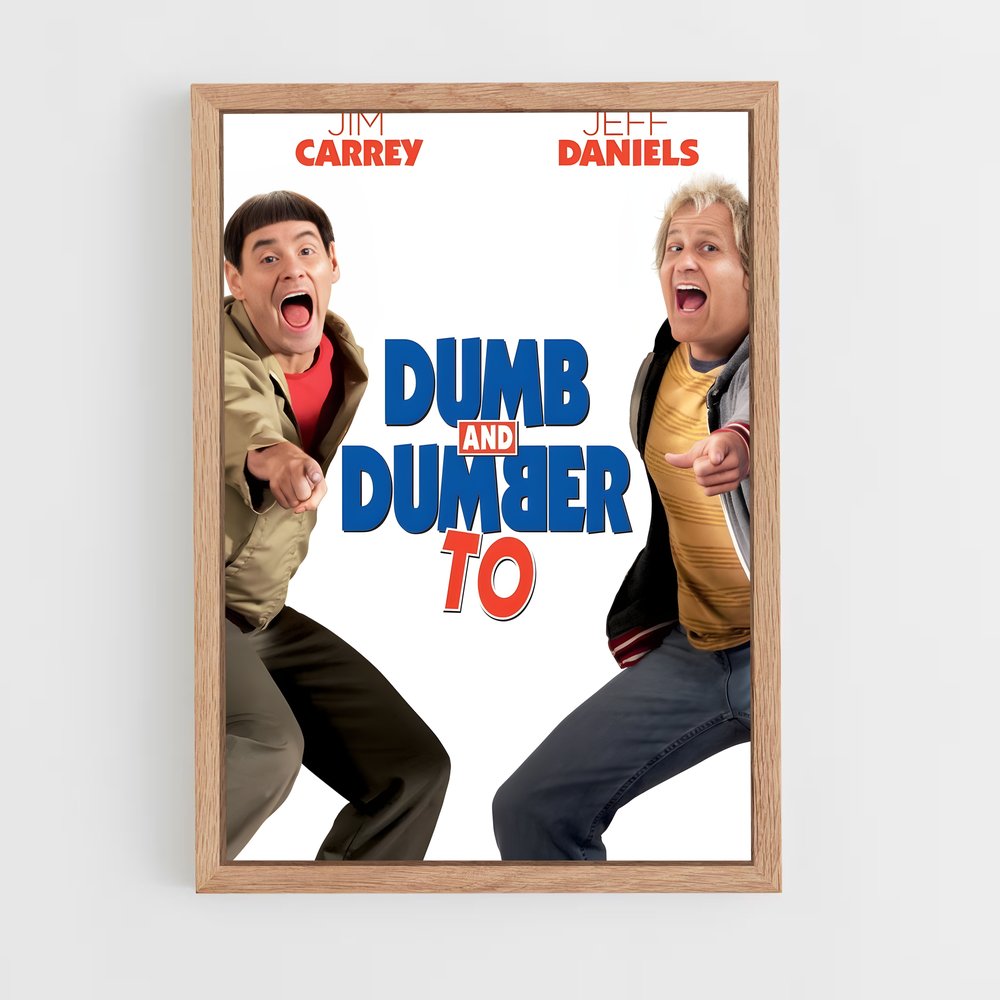 ap-dumb and dumber-5 cadre Bois clair