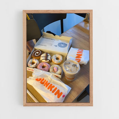 ap-dunkin donuts-1 cadre Bois clair